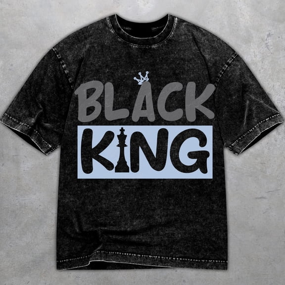 5 Wolf Grey 5s Light Graphite Washed Shirt, Black King Chess, Shirts Match Sneakers