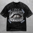 thumbnail image 1 of 5 Wolf Grey 5s Light Graphite Washed Shirt, I See People, Shirts Match Sneakers, 1 of 3