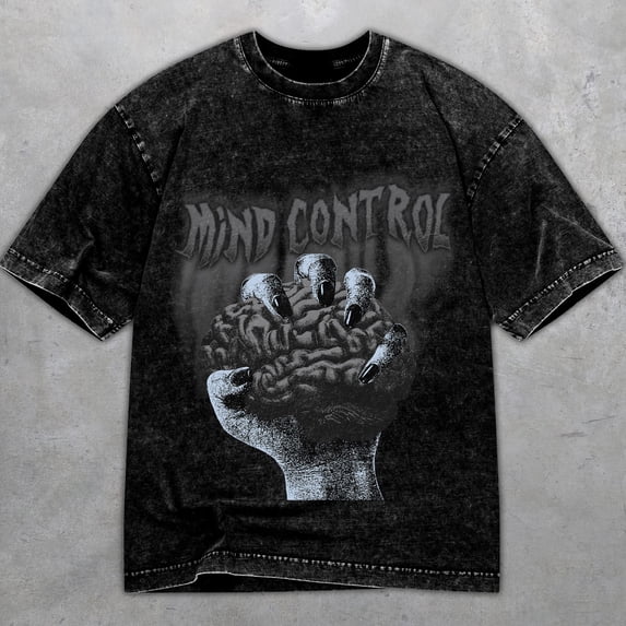 5 Wolf Grey 5s Light Graphite Washed Shirt, Mind Control, Shirts Match Sneakers