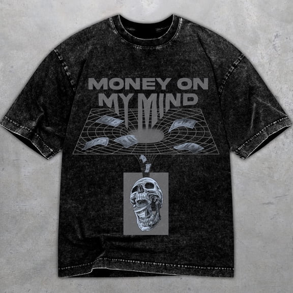 5 Wolf Grey 5s Light Graphite Washed Shirt, Money Mind, Shirts Match Sneakers