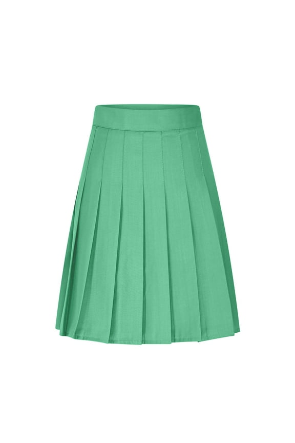 5 Women Skirts Sale Womens Skirts Short Pleated Women's Solid Color Pleated Belt Pants High Waisted Skirt