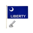 thumbnail image 1 of 5' Wooden Flag Pole Kit W/ Nylon White Bracket 3x5 Ft Moultrie Liberty Poly Flag, 1 of 1