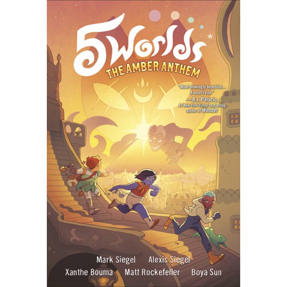 Pre-Owned 5 Worlds Book 4: The Amber Anthem: (A Graphic Novel) (Paperback) 0593120566 9780593120569
