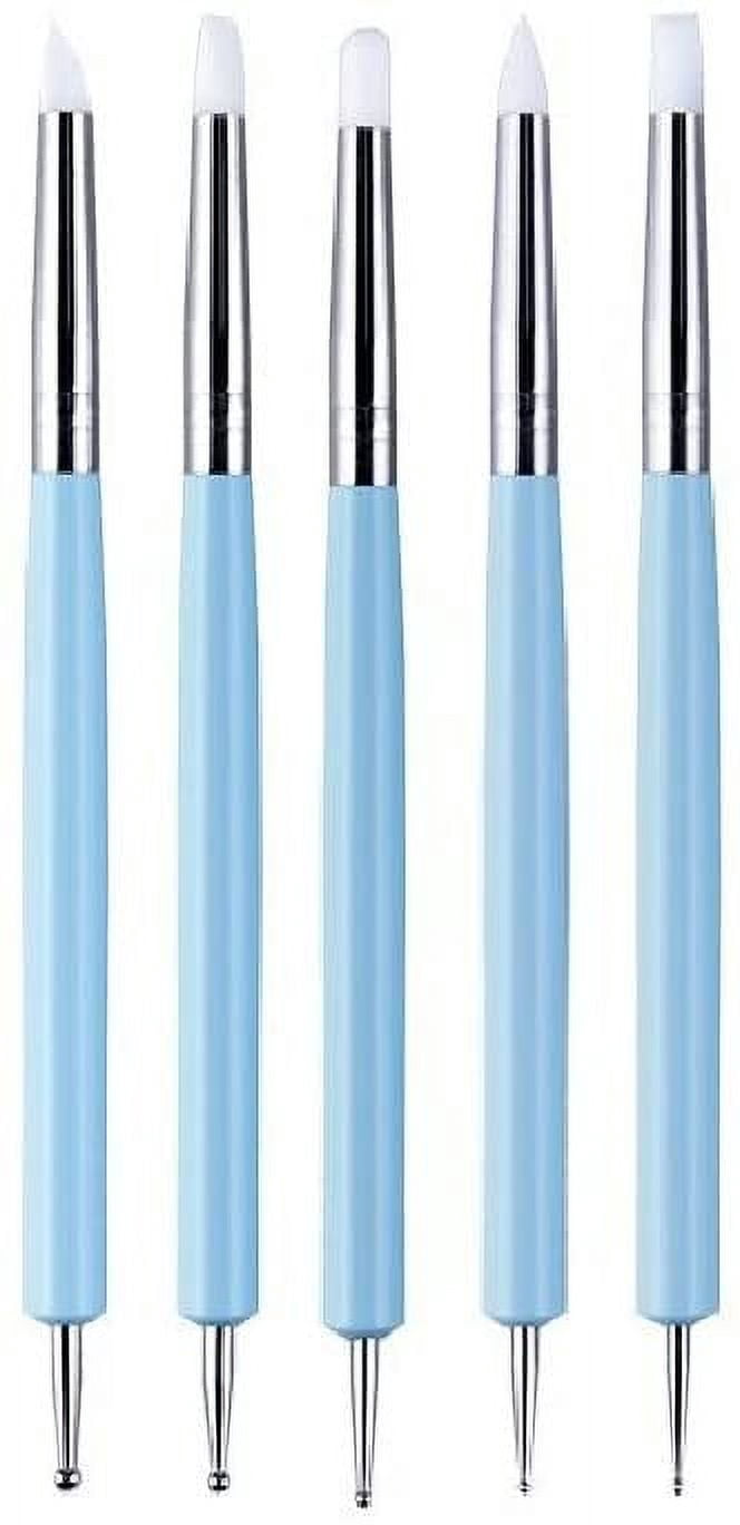 5PCS Polymer Clay Tools Set - Rubber Tip Sculpting Tools For Pottery, Ceramics, Crafting, Baking & Modeling