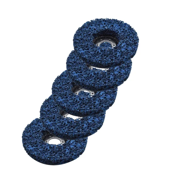 5 X 4.5 Inch Poly Strip Disc Wheel Paint Rust Removal Clean For Angle Grinder