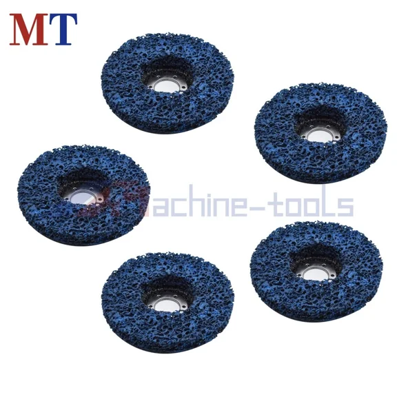 5 X 4.5In Poly Strip Disc Wheel Paint Rust Removal Clean For Angle Grinder