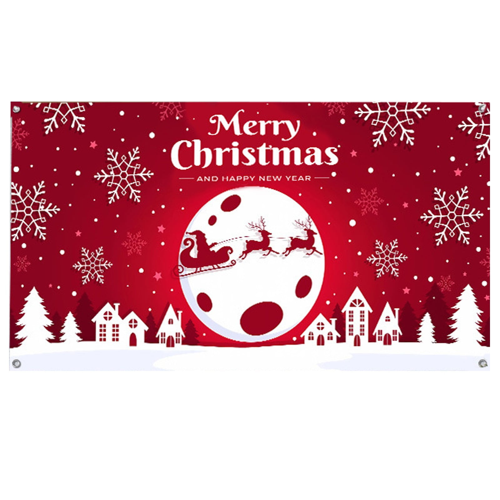 5 X 6 7 Ft Holy Night Christmas Outdoor Garage Door Banner Red Blue 5-x-6-7-ft-holy-night-christmas-outdoor-garage-door-banner-red-blue