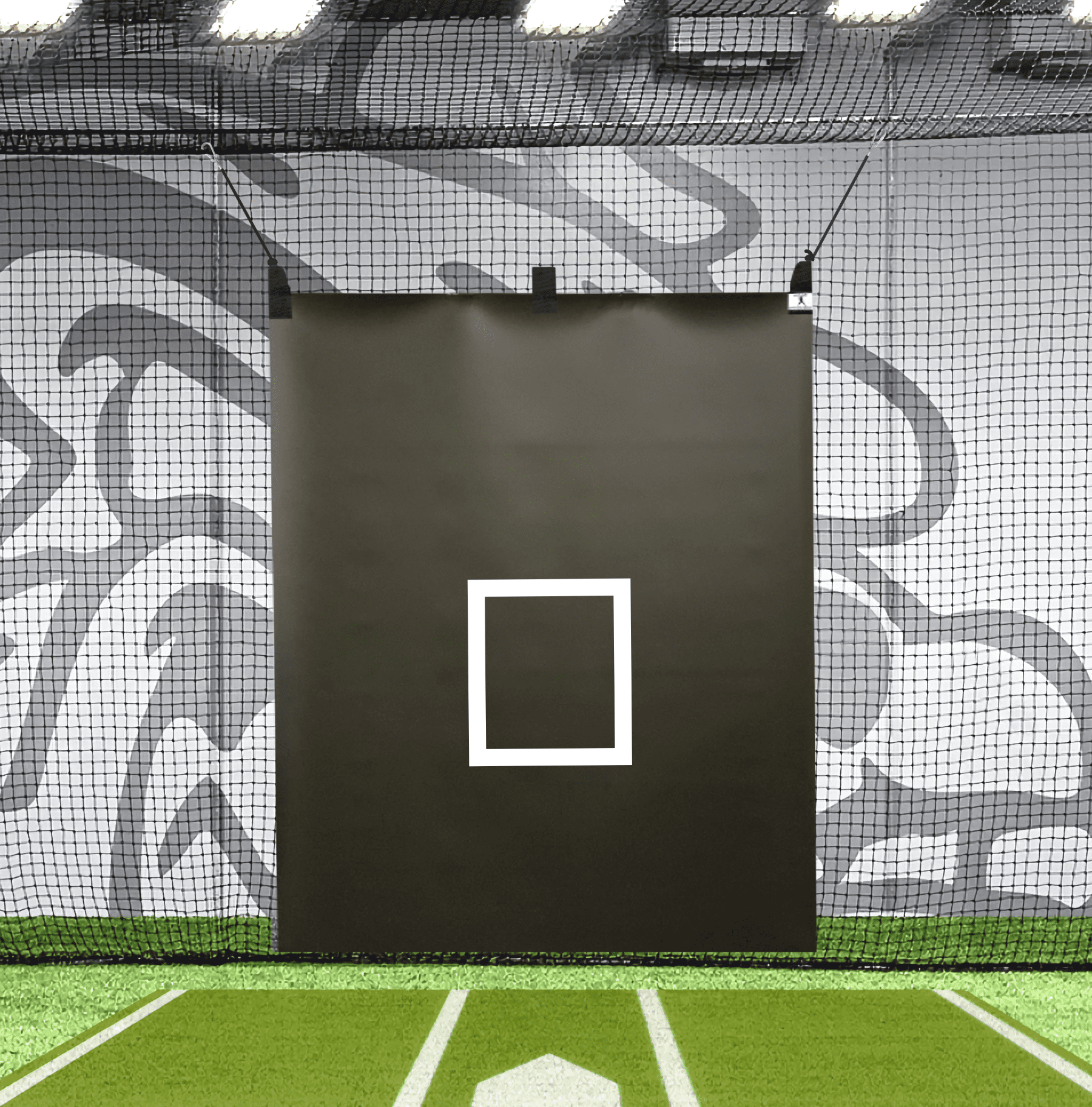5 X 6 • Strike Zone Box •  Baseball Backstop - Professional Hitting Facility Backstops - Heavy-Duty 22 oz Vinyl (GBCC)