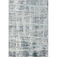 thumbnail image 1 of 5' X 7' Blue Abstract Area Rug, 1 of 10