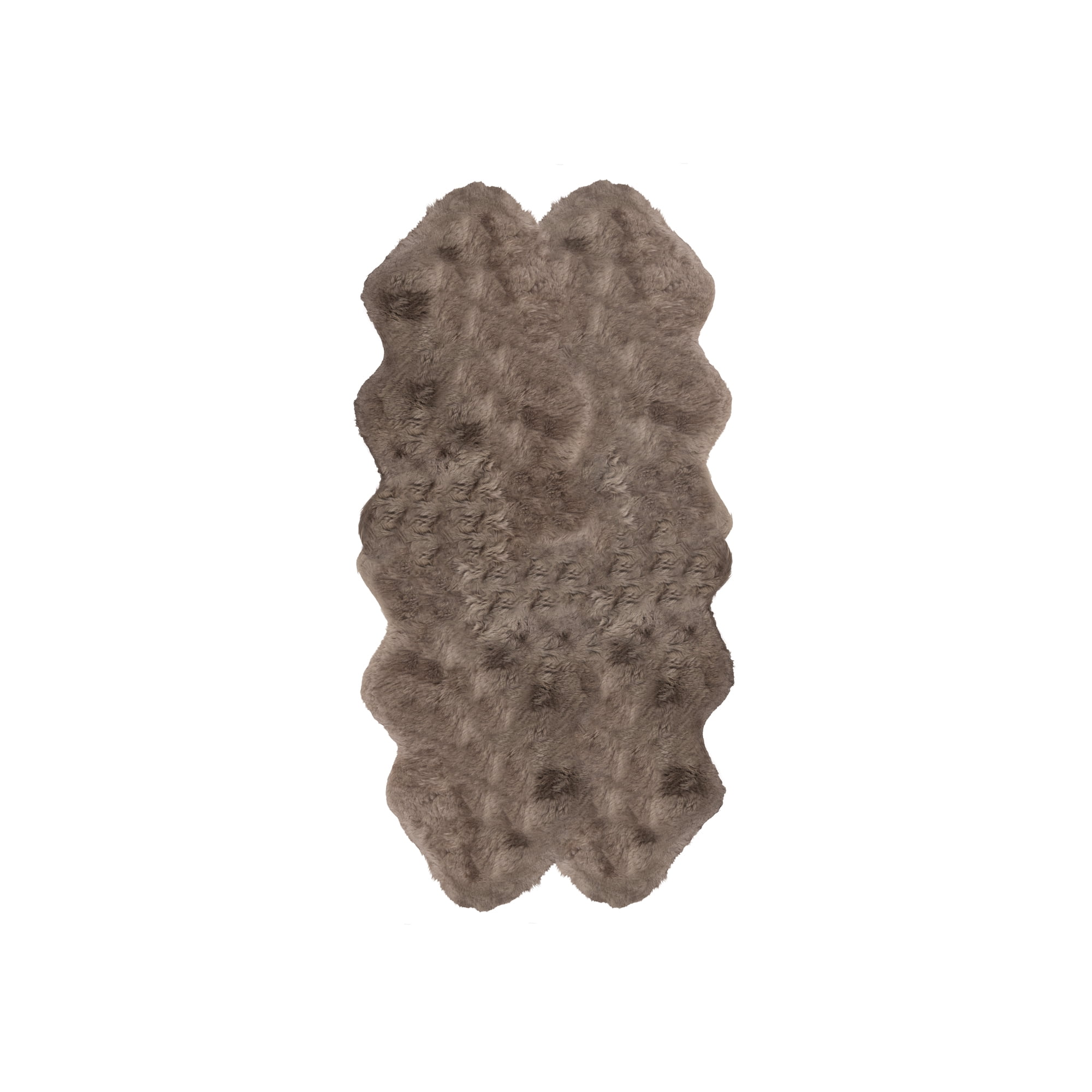 Handmade Reversible Blue Spot Cowhide Rug, 5' x 7', Stain-Resistant