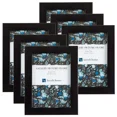 thumbnail image 1 of 5 X 7 In. Picture Frame Pack, Black - Set Of 6, 1 of 4