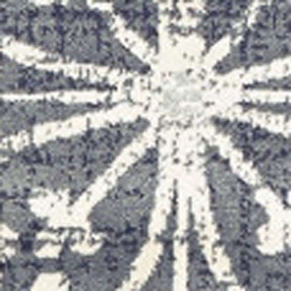 5' X 8' Tan and Gray Geometric Power Loom Area Rug