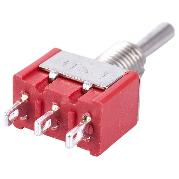 5 X Mini Momentary (On)Off(On) Toggle Switch Model Railway SPDT 12V,Silver y2890