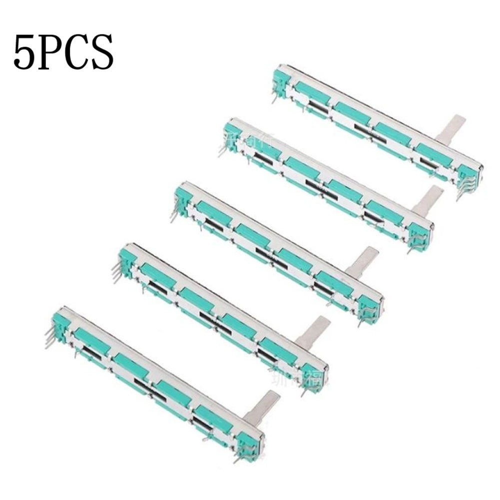 5x Schiebepotentiometer B10K - Doppelkanal Slide Poti Mixer