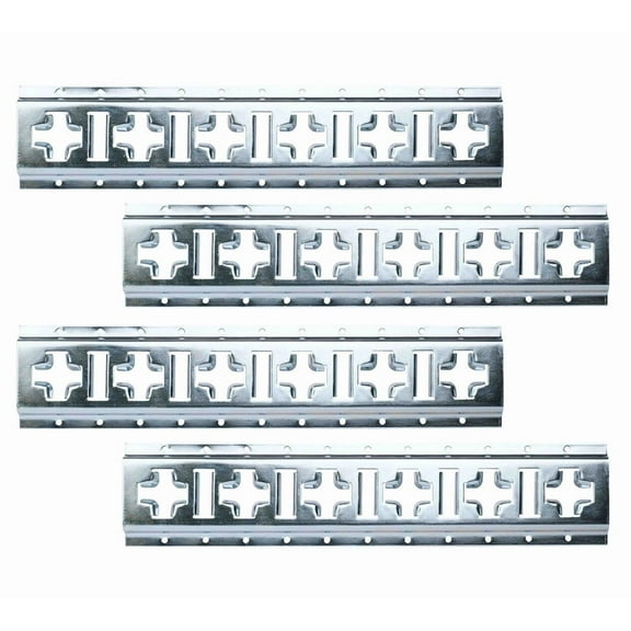 5' X Track Tie Down Rail, ETrack Rail with Horizontal & Vertical Slots, Galvanized Finish - 12 Gauge Steel, Allows use of E-Track Straps in Horizontal or Vertical Alignment - 4 Pack