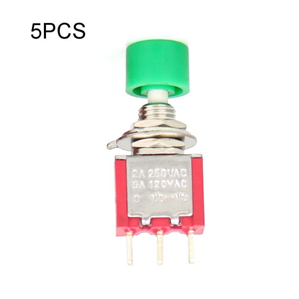 5 X3Pin 2Position SelfResetting Toggle Switch (ONOFF) DPDT Toggle