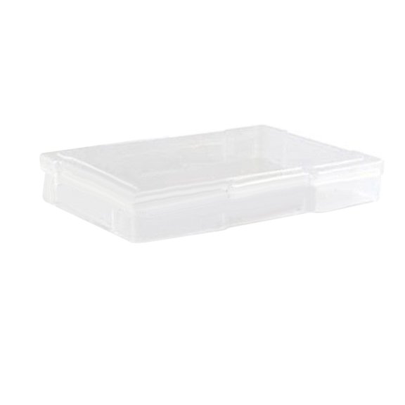 5"X7" Transparent Storage Box Photo & Crafts Organiser Including 6 Cases & L