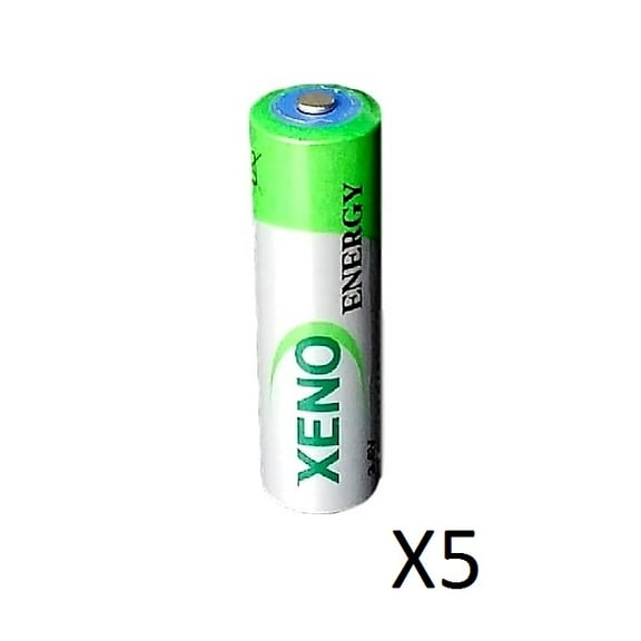 (5) XENO ER14505 3.6V AA for LITHIUM BATTERIES