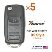 5  Xhorse Universal Wire Flip Remote Key B5 Style 3 Buttons XKB501EN