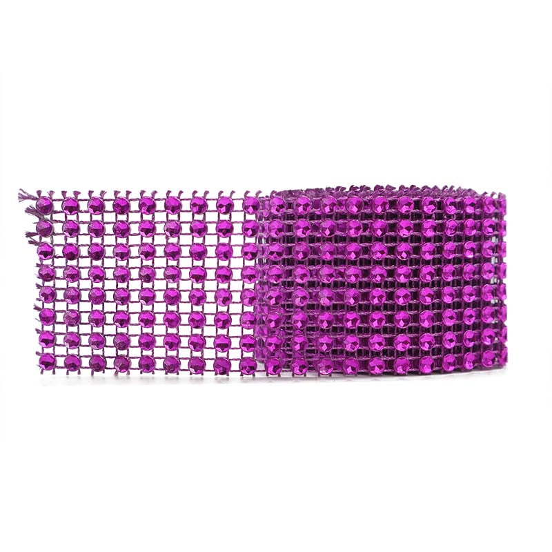 5 Yard Diamond Mesh Wrap Crystal Rhinestone Tape Bling Ribbon for ...