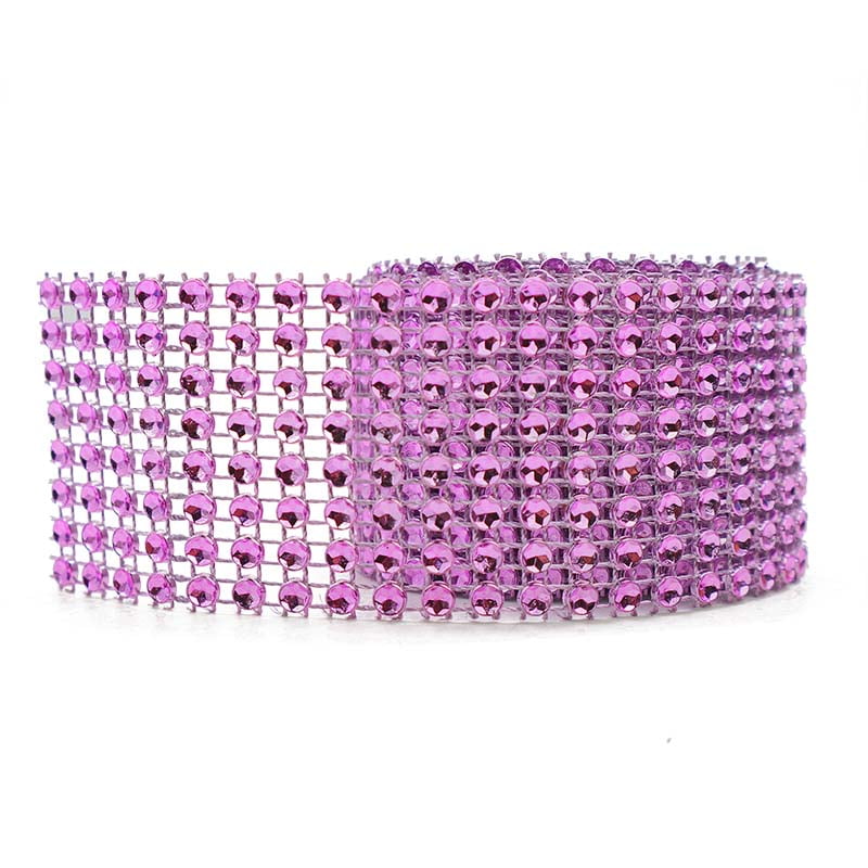 5 Yard Diamond Mesh Wrap Crystal Rhinestone Tape Bling Ribbon for ...