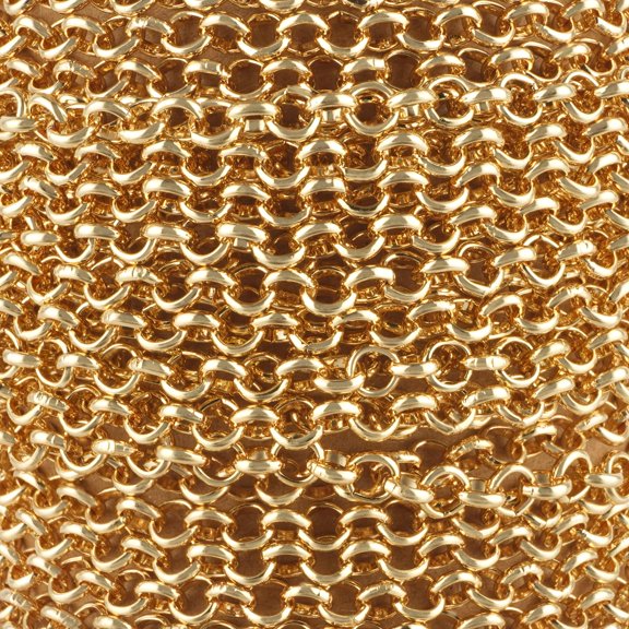 5-Yard Gold Cable Chain by Bead Landing 3mm Nickel-Free Iron Jewelry Chain for Charms - Necklaces - Bracelets & DIY Crafts - 6 Spools
