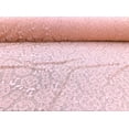 thumbnail image 1 of 5 Yard Lot Embroidered Stretch Lace Apparel Fabric Sheer Rose Floral Peachy Pink QQ21, 1 of 1