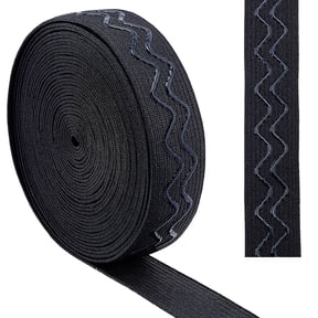 5 Yards 20mm Wide Non-Slip Elastic Ribbon Wave Silicone Elastic Gripper Band Tape Stretch Rubbers Elastic Straps Belt Waistband