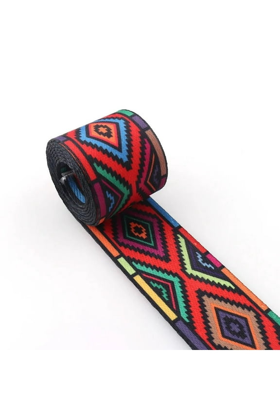 5 Yards 38mm Colorful Webbing Strap Purse Strap Ribbon Bag Straps Key Fob Luggage Belt Strap Rope Dog Pet Collar Leash