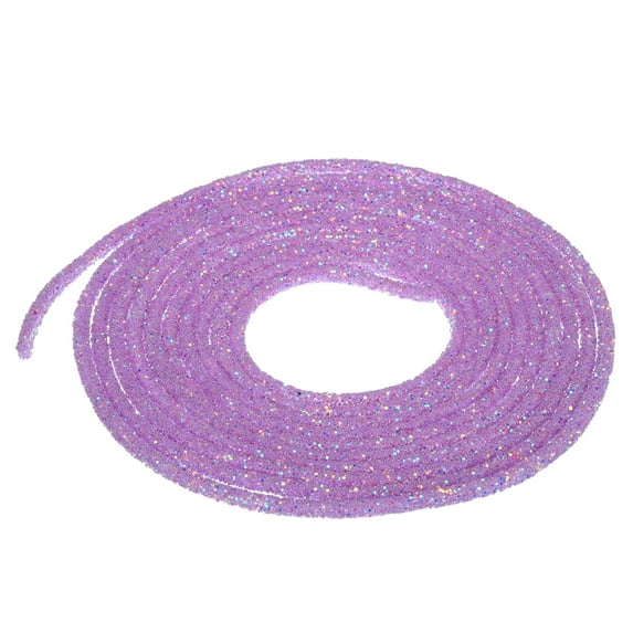 5 Yards 6mm Sequins Rope Sequins Rhinestone Tube Cord Rope Rope for Arts & Crafts Project DIY Handmade