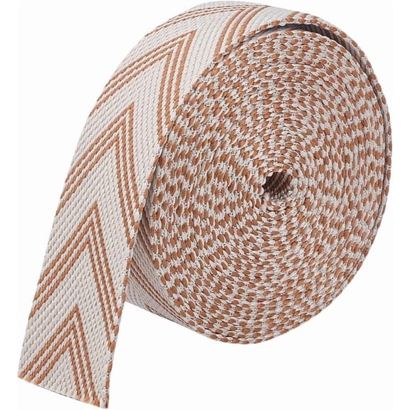 5 Yards Beige Boho Jacquard Ribbon Trim 1.5inch Striped Arrow Ethnic Style Polyester Webbing Sewing Embroidered Ribbon Trim
