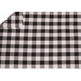 thumbnail image 1 of 5 Yards Checkered Fabric 60" Wide Gingham Buffalo Check Tablecloth Fabric Decor", (Color: Black), 1 of 2