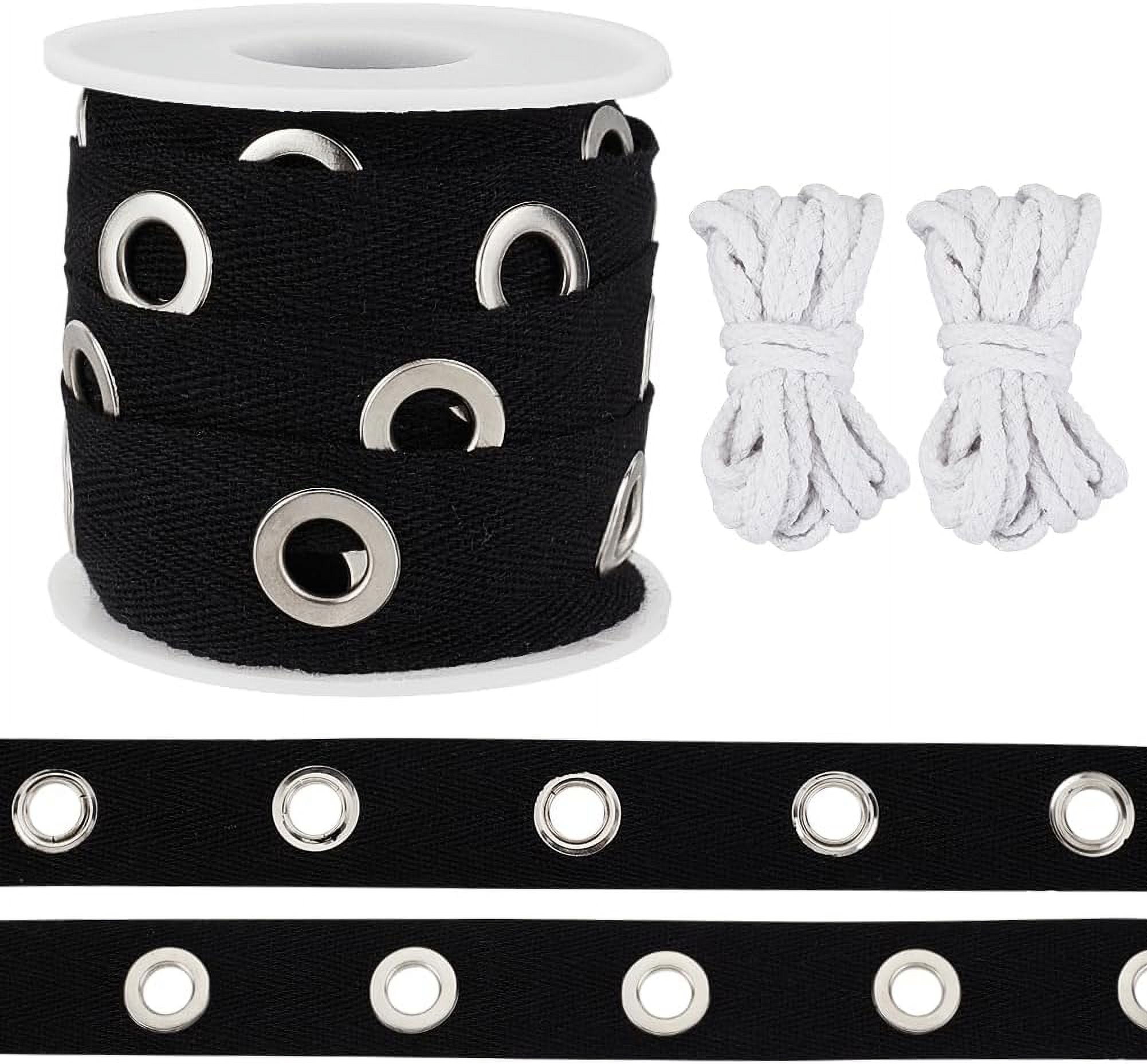 5 Yards Cotton Eyelet Tape Metal Eyelet Trim with Grommets 3/4 inch ...