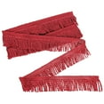 thumbnail image 1 of Uxcell 1 Count Curtain Fringes Fringe Trim for Sofa Clothes Wine Red 5 Yards, 1 of 6