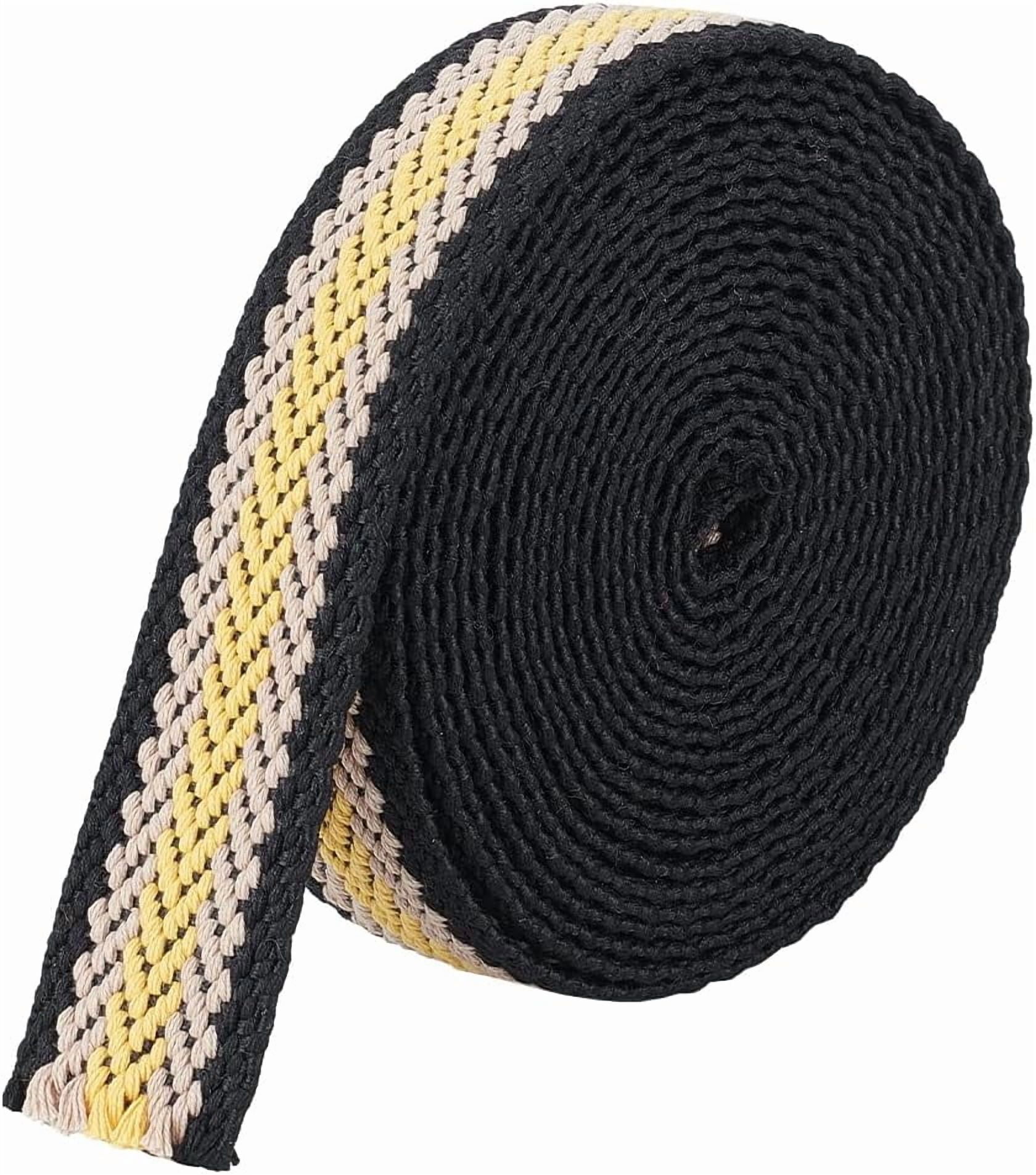 Webbing Wrapping 5 Yards Polycotton Striped Webbing 1.5 Inch Wide Fabric Webbing Trim ...