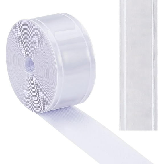 5 Yards Reflective Safety Tape Light Grey Reflector Tapes High Visibility Sew On Security Webbing Caution Warning for Clothes School Bags Raincoats Strollers Bikes 0.9 Inch