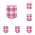 thumbnail image 1 of 5 Yards Spring Gingham Patterned Ribbon - Colorful Craft Fabric Ribbon in Assorted Colors for Gift Wrapping, Wreath Bow Making, DIY Crafts, and Easter Decorations, 5 Roll (H), 1 of 4