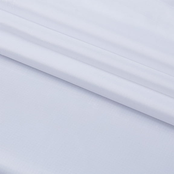 5 Yards Tear-Proof Fabric 60 Inch 40D Precut Nylon Fabric Airtight Lightweight Fabrics Water Repellant Fabric for Kite Flag and Bag DIY Project WhiteWhite
