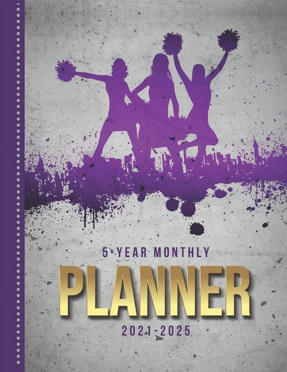 5Year Monthly Planner 20212025 Dated 8.5x11 Calendar Book With Whole Month on Two Pages
