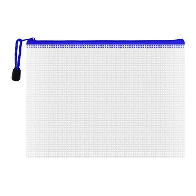 5 Zippered File Bags Stationery Organizer Clear Crafts for Girls Ages 8