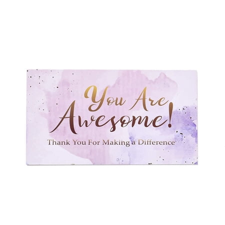 5 bag Rectangle Paper Greeting Cards Rewards Card Word 90x50x0.2mm