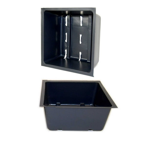 5" by 5" (2" Deep) Garden Germination Trays w/ Drain Holes - 48 Pack - Greenhouse / Gardening Plant Grow Inserts