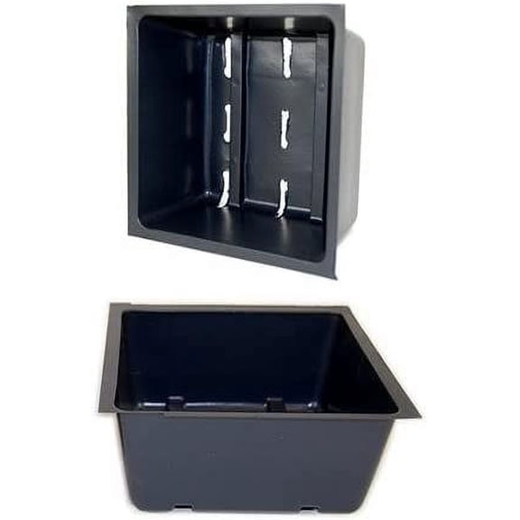 5" by 5" (2" Deep) Garden Germination Trays w/Drain Holes - 96 Pack - Greenhouse/Gardening Grow Inserts