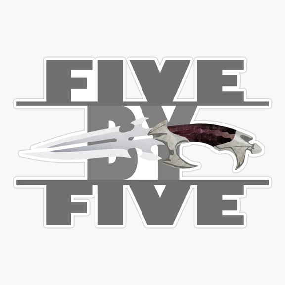 5 by 5 - Faith - Buffy the Vampire Slayer Sticker