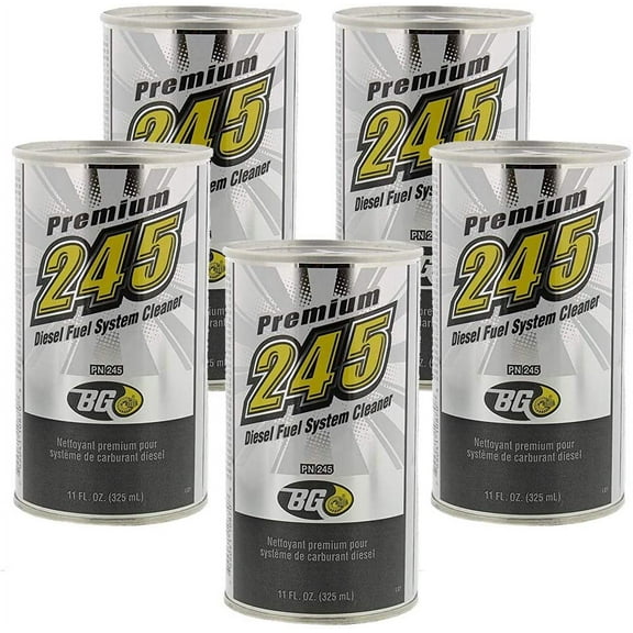 5 cans of BG 245 Premium Diesel Fuel System Cleaner