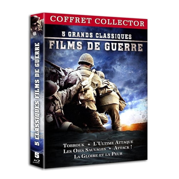 5 classiques films de guerre : L'ultime attaque (Zulu Dawn) + Les oies sauvages + La (Blu-ray)