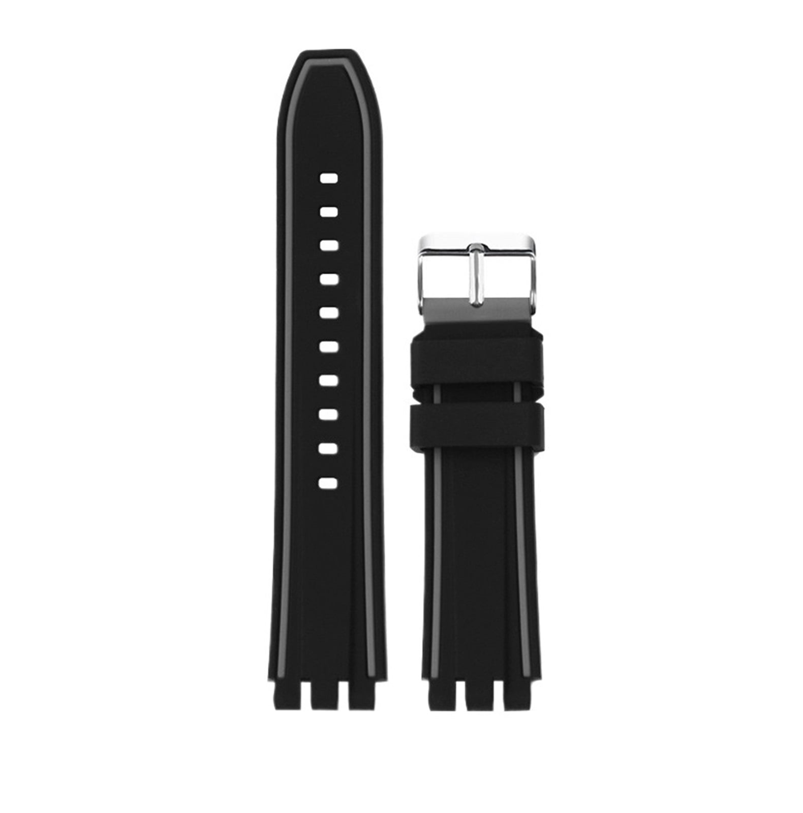 Wholesale Popular Rubber Wristwatch Strap 2010545_K0013548 main image 0