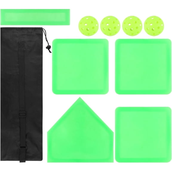 5 count Glow in the Dark Throw Down Baseball Bases Set