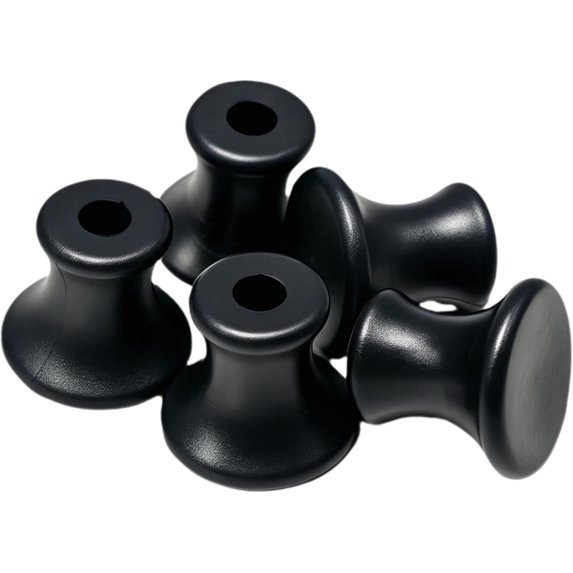 5 count Rubber Tuning Fork Boot, Non-Slip & Shock-Absorbing Rubber ...