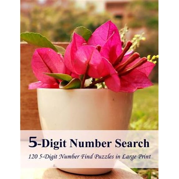 5-digit Number Search : 120 5-digit Number Find Puzzles